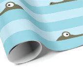 Cadeau Papier d'enveloppement de crocodile (Coin rond)