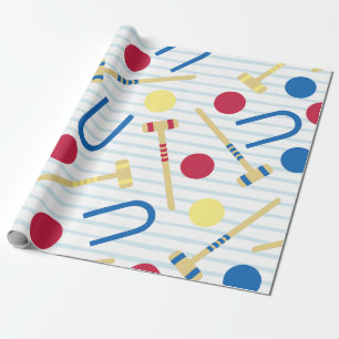 Cadeau Papier d'enveloppement de croquet mou