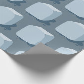 Cadeau Papier d'enveloppement de cubes de glace (Coin)