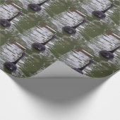 Cadeau Papier d'enveloppement de cygne noir (Coin)