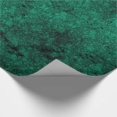 Cadeau Papier d'enveloppement de Damas de Goth, vert prof (Coin)