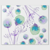 Cadeau Papier d'enveloppement de Dandelion (Plat)