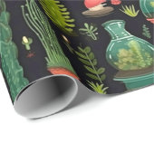 Cadeau Papier d'enveloppement de décantation en terrarium (Coin rond)