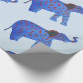 Cadeau Papier d'enveloppement de dessin éléphant (Coin)