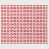 Cadeau Papier d'enveloppement de Donut (Plat)