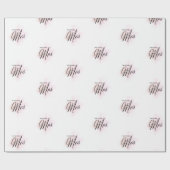 Cadeau Papier d'enveloppement de douche nuptiale (Plat)