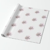 Cadeau Papier d'enveloppement de douche nuptiale (Déroulé)