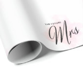 Cadeau Papier d'enveloppement de douche nuptiale (Coin rond)