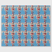 Cadeau Papier d'enveloppement de fées de Noël (Plat)