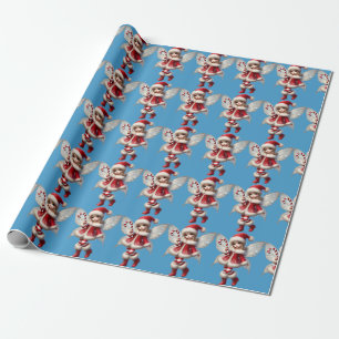 Cadeau Papier d'enveloppement de fées de Noël