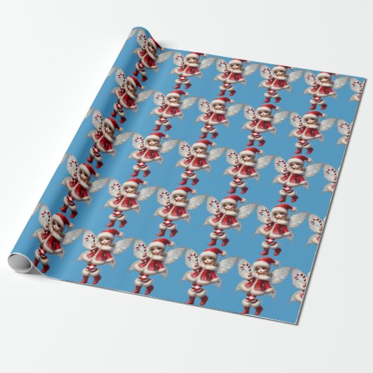 Cadeau Papier d'enveloppement de fées de Noël (Déroulé)