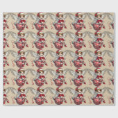 Cadeau Papier d'enveloppement de fées de Noël (Plat)