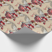 Cadeau Papier d'enveloppement de fées de Noël (Coin)