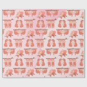 Cadeau Papier d'enveloppement de fentes mignonnes (Plat)