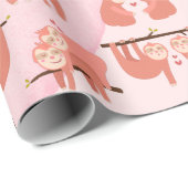 Cadeau Papier d'enveloppement de fentes mignonnes (Coin rond)