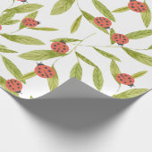 Cadeau Papier d'enveloppement de feuille de bug Ladybug L (Coin)