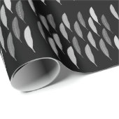 Cadeau Papier d'enveloppement de feuilles (Coin rond)