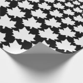 Cadeau Papier d'enveloppement de feuilles d'érable noir e (Coin)