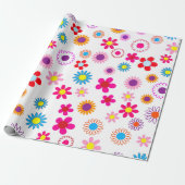 Cadeau Papier d'enveloppement de fleur (Déroulé)