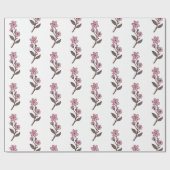 Cadeau Papier d'enveloppement de fleurs de cerisier - Mot (Plat)