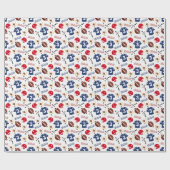 Cadeau Papier d'enveloppement de football (Plat)