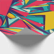 Papier d'enveloppement de formes folles