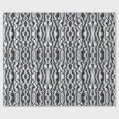 Cadeau Papier d'enveloppement de fractures argentées (Plat)