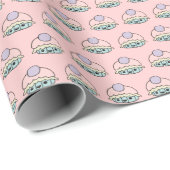 Cadeau Papier d'enveloppement de gâteau mignon (Coin rond)