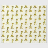 Cadeau Papier d'enveloppement de Giraffes mignonnes (Plat)
