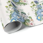 Cadeau Papier d'enveloppement de glories du matin (Coin rond)