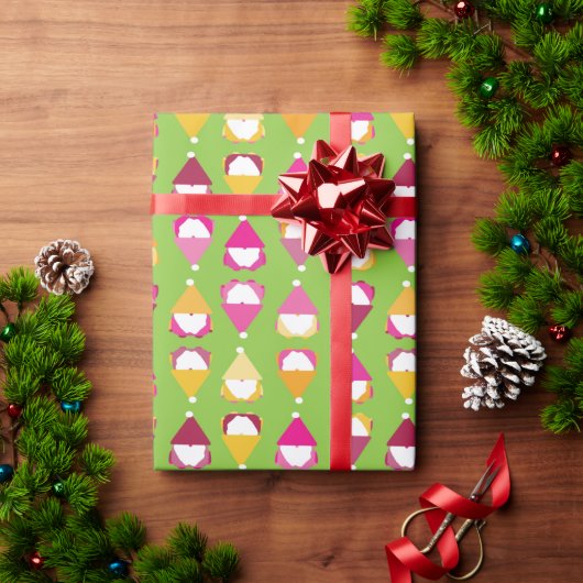 Cadeau Papier d'enveloppement de Gnome Disco (Cadeau de vacances)