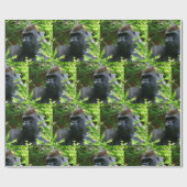 Cadeau Papier d'enveloppement de Gorilla (Plat)