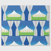 Cadeau Papier d'enveloppement de grandes tentes blanches (Plat)