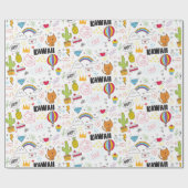 Cadeau Papier d'enveloppement de gribouillis (Plat)