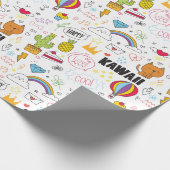 Cadeau Papier d'enveloppement de gribouillis (Coin)