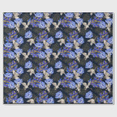 Cadeau Papier d'enveloppement de grues asiatiques (Plat)