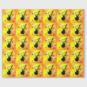 Cadeau Papier d'enveloppement de guitare (Plat)