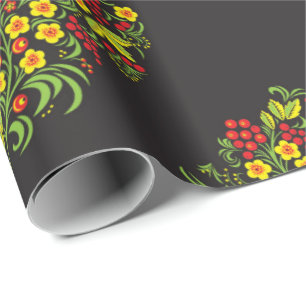 Cadeau Papier d'enveloppement de hohlome russe