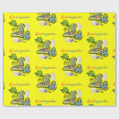 Cadeau Papier d'enveloppement de jardin d'enfants (Plat)