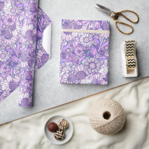 Cadeau Papier d'enveloppement de jardin Fleur sauvage aus