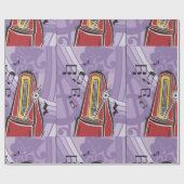 Cadeau Papier d'enveloppement de juke-box de musique (Plat)