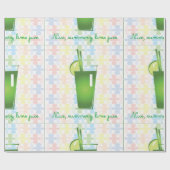 Cadeau Papier d'enveloppement de jus de citron vert (Plat)