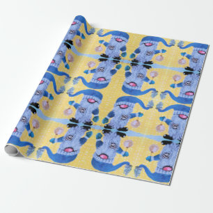 Cadeau Papier d'enveloppement de la barbe de Gnome et de 