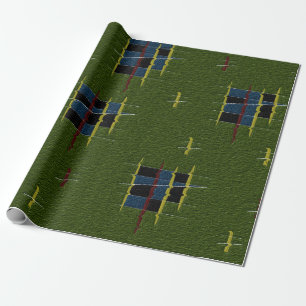 Cadeau Papier d'enveloppement de la Branche d'olive