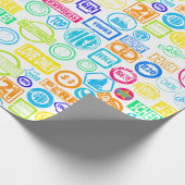 Cadeau Papier d'enveloppement de la collection de timbres