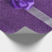 Cadeau Papier d'enveloppement de la corne violette (Coin)