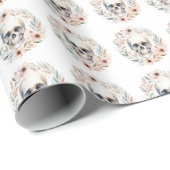 Cadeau Papier d'enveloppement de la couronne crânienne (Coin rond)