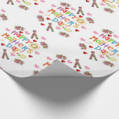 Cadeau Papier d'enveloppement de la fête des mères (Coin)