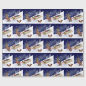 Cadeau Papier d'enveloppement de la feuille de couture (Plat)