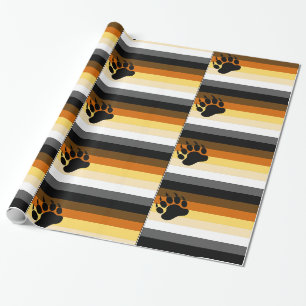 Cadeau Papier d'enveloppement de la fierté de l'ours